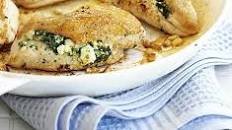 Spinach & feta stuffed chicken