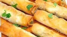 Spinach Goat Cheese Spanakopita Rolls