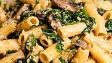 Spinach Mushroom Pasta