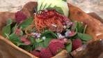 Spinach Raspberry Salad : Spinach Salads