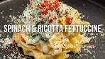 Spinach & Ricotta Fettuccine