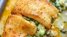 Spinach Stuffed Flounder