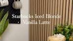 Starbucks Iced Blonde Vanilla Latte Easy peasy to recreate at ...