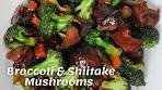 Stir Fry Dried Shiitake Mushrooms & Broccoli | Jamur Shiitake ...