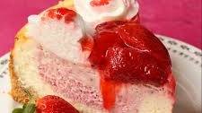 Strawberries & Cream Cheesecake