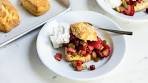 Strawberry & Rhubarb Shortcakes