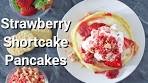 STRAWBERRY SHORTCAKE PANCAKES | vegan and proud