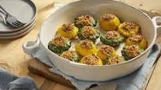 Stuffed Pattypan Squash