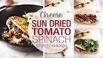 Sun Dried Tomato Spinach Stuffed Chicken