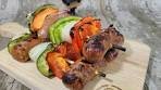 Super Simple Grilled Italian Sausage Kabobs