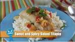 Sweet and Spicy Baked Tilapia Recipe Video | ONIE Project