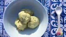 Sweet gooseberry sorbet