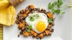 Sweet Potato Corned Beef Hash