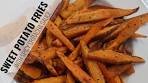 Sweet Potato Fries with Spicy Sriracha Sauce