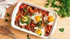 Sweet Potato Hash with Eggs