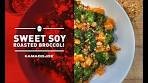 Sweet Soy Roasted Broccoli | Chef Eric Recipe