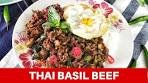 Thai basil beef - How to make quick and easy pad gra prow in ...