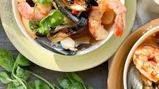Thai Coconut Curry Seafood Soup