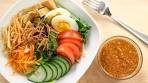 Thai Peanut Salad Dressing Recipe "Salad Kaeg" สลัดแขก