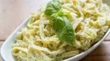 The BEST Creamy Pesto Pasta Recipe (15 Minutes!)