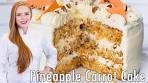 The BEST Pineapple Carrot Cake Recipe - with Cream ...