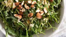 The BEST Quinoa Arugula Salad with Lemon Vinaigrette