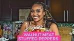 The Best Walnut Meat recipe and Stuffed Peppers| Chef Joya