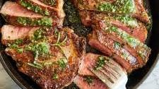 The Perfect Steak with Garlic Butter