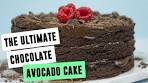 The Ultimate Chocolate Avocado Cake | SO VEGAN