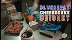 The Vintage on Magazine St. - Blueberry Cheesecake Beignets