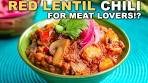 This VEGETARIAN CHILI Is As Hearty As Meat Chili!!