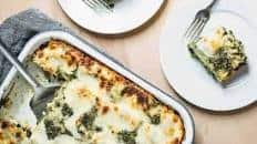 Three-Cheese Pesto Lasagna