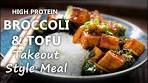 Tofu Broccoli Stir Fry Recipe | HIGH PROTEIN Vegetarian and ...