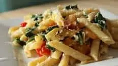 Tomato, Pepper, and Artichoke Pasta