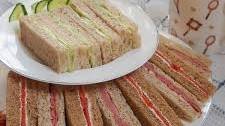 Traditional English tea sandwiches