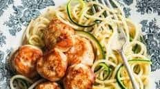 Turkey Meatballs with Zucchini Noodles