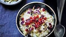 Turkish delight rice pudding