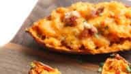 Twice Baked Bacon and Chives Sweet Potatoes Recipe