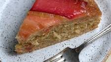 Upside Down Rhubarb Cake