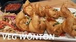 Veg Wonton | वेज वॉनटन | Easy Vegetable Wonton Recipe ...