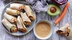 Vegan Rainbow Wraps with Hummus