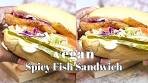 Vegan Spicy Fish Sandwich Hearts of Palm | Pretty Brown ...