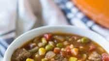 Vegetable Beef Barley Soup