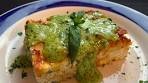 Vegetable Lasagna with Creamy Pesto Sauce