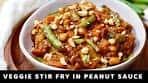 VEGETABLE STIR FRY IN PEANUT SAUCE | Frey and Maria