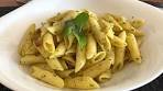 Vegetarian Penne Pasta with garlic and olive oil/ easy recipe