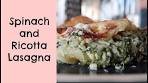 VEGGIE SPINACH AND RICOTTA LASAGNA | KERRY ...
