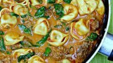 Venison Sausage Tortellini Skillet