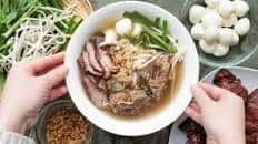 Vietnamese Pork and Seafood Noodle Soup (Hu Tieu Mi)