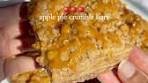 Viviane🦥🇱🇧🇭🇳 | Apple crumble bars🍎 Ingredients Crust & ...